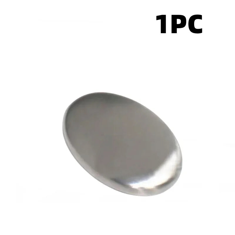 Stainless Steel Odour Remover Soap Bar | Removes Garlic & Fish Smells | 2 Pack