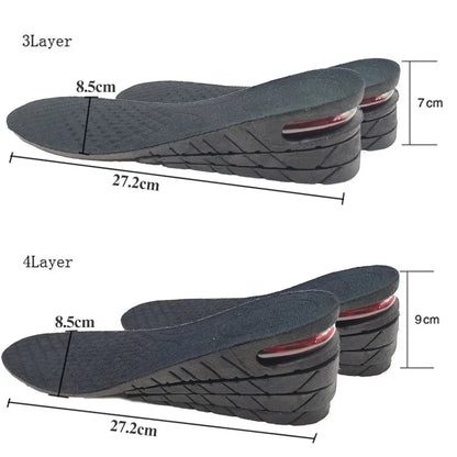 Height Increasing Insoles | Adjustable Lift Shoe Inserts with Arch Support
