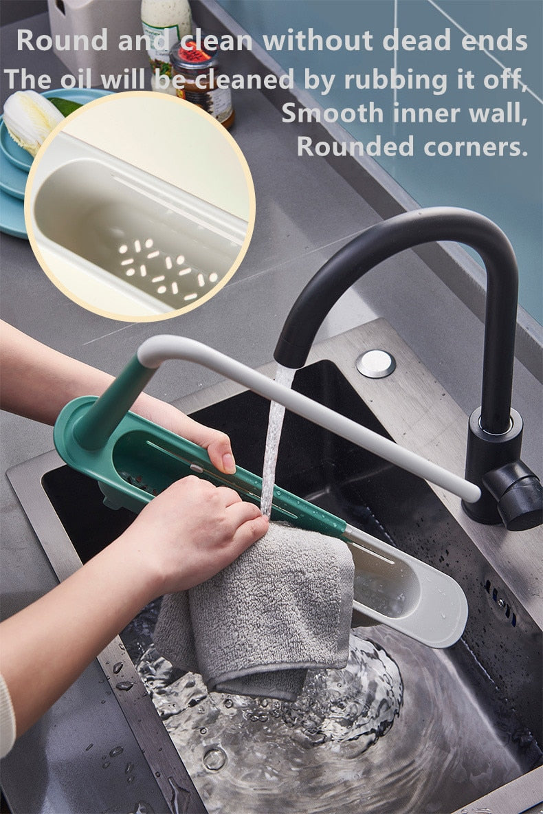 Kitchen Sink Rack | Sink Organiser & Sponge Holder