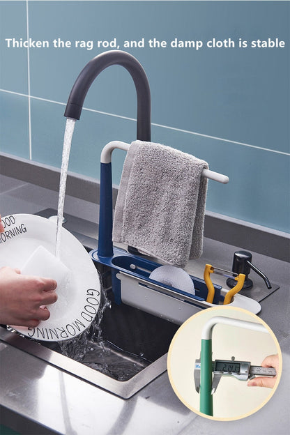 Kitchen Sink Rack | Sink Organiser & Sponge Holder