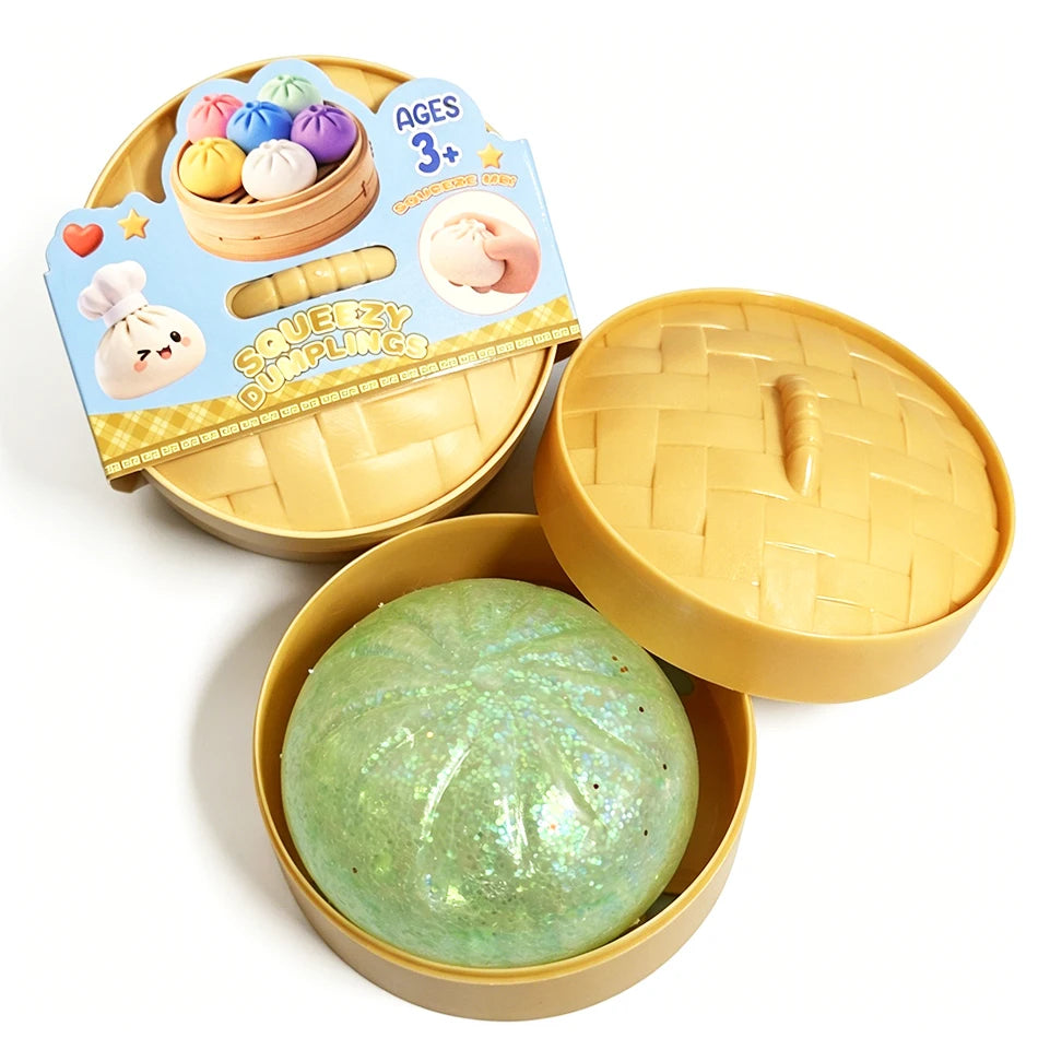 Dumpling Squishy Toy | Slow Rising Stress Relief Fidget Toy