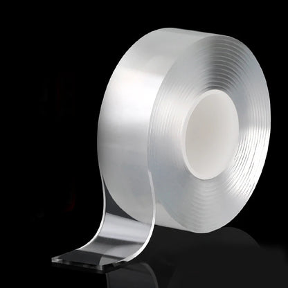 Reusable Nano Double-Sided Adhesive Tape – Transparent Waterproof Traceless Mounting Tape for Woodworking, Home & Office