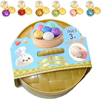 Dumpling Squishy Toy | Slow Rising Stress Relief Fidget Toy