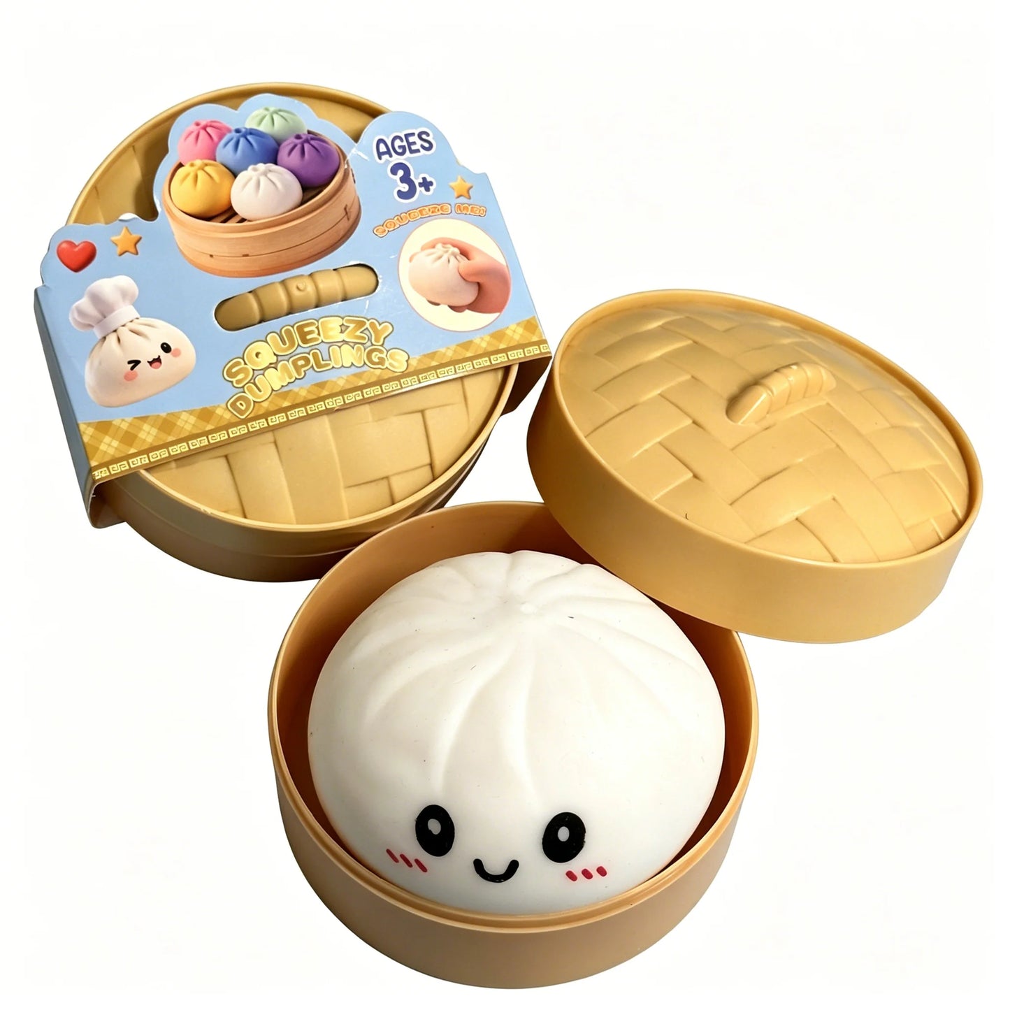Dumpling Squishy Toy | Slow Rising Stress Relief Fidget Toy