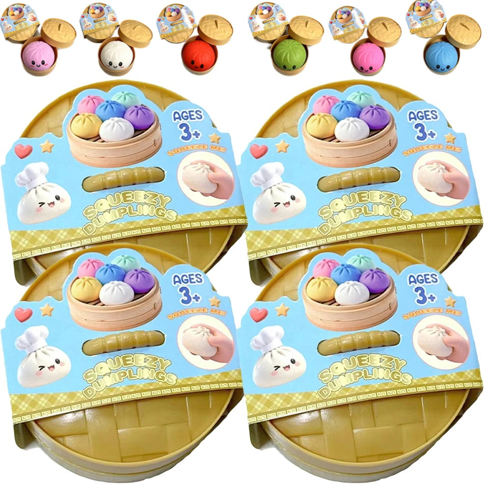 Dumpling Squishy Toy | Slow Rising Stress Relief Fidget Toy