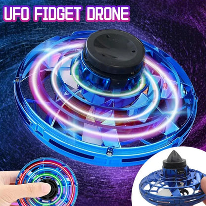 LED Flying Spinner Toy | Rechargeable Boomerang Hover Ball with Lights