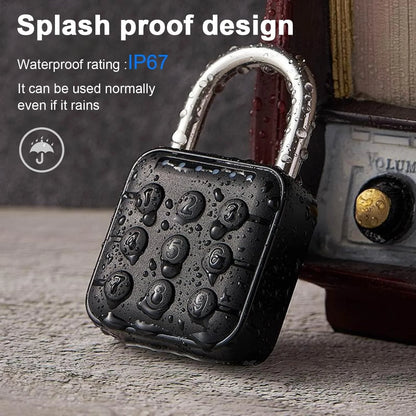 Smart Fingerprint Padlock | Bluetooth Biometric Waterproof Security Lock