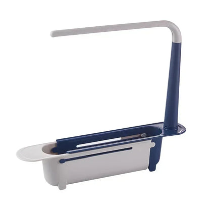 Kitchen Sink Drain Basket | Corner Strainer & Sponge Holder