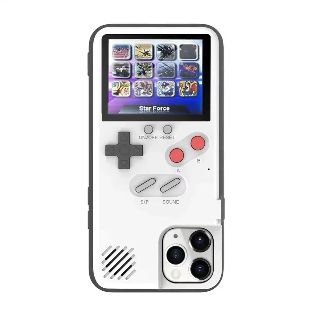 Retro Playable Game Console Case for iPhone 16, 15, 14, 13, 12 Pro Max