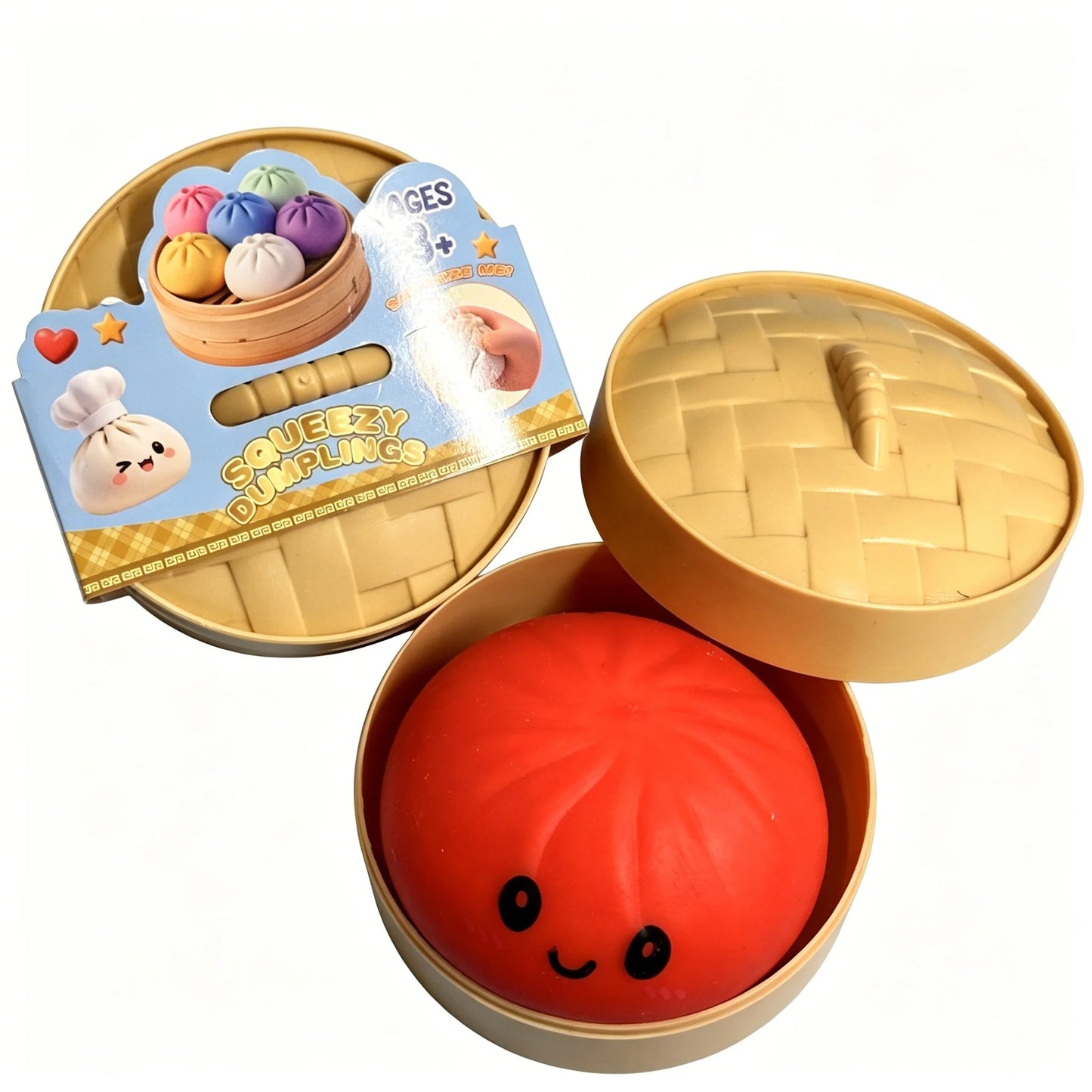Dumpling Squishy Toy | Slow Rising Stress Relief Fidget Toy