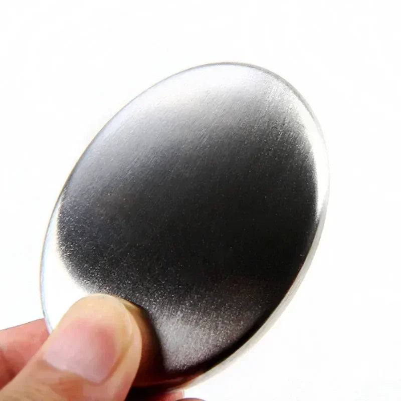 Stainless Steel Odour Remover Soap Bar | Removes Garlic & Fish Smells | 2 Pack