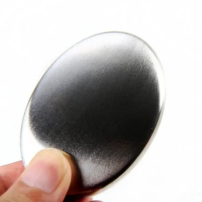 Stainless Steel Odour Remover Soap Bar | Removes Garlic & Fish Smells | 2 Pack