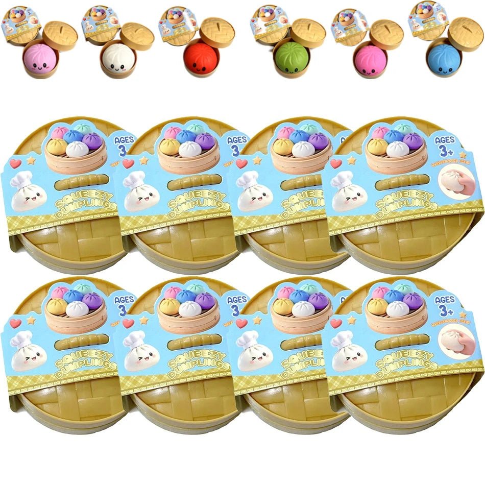 Dumpling Squishy Toy | Slow Rising Stress Relief Fidget Toy