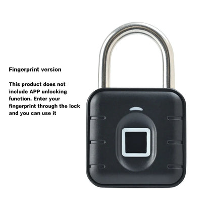 Smart Fingerprint Padlock | Bluetooth Biometric Waterproof Security Lock
