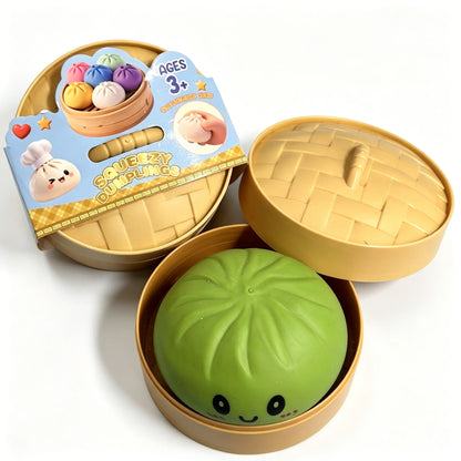 Dumpling Squishy Toy | Slow Rising Stress Relief Fidget Toy