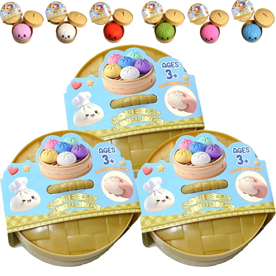 Dumpling Squishy Toy | Slow Rising Stress Relief Fidget Toy