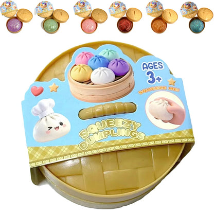 Dumpling Squishy Toy | Slow Rising Stress Relief Fidget Toy