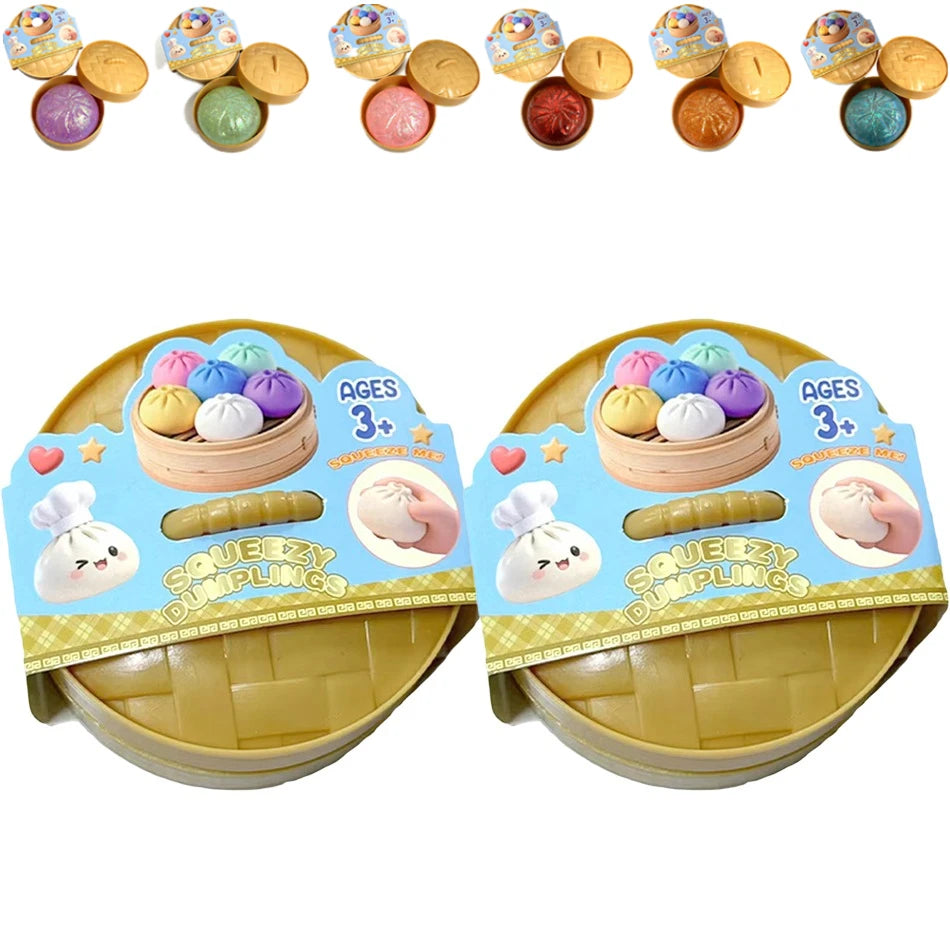Dumpling Squishy Toy | Slow Rising Stress Relief Fidget Toy