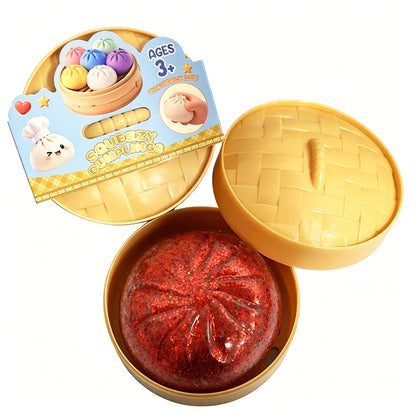 Dumpling Squishy Toy | Slow Rising Stress Relief Fidget Toy