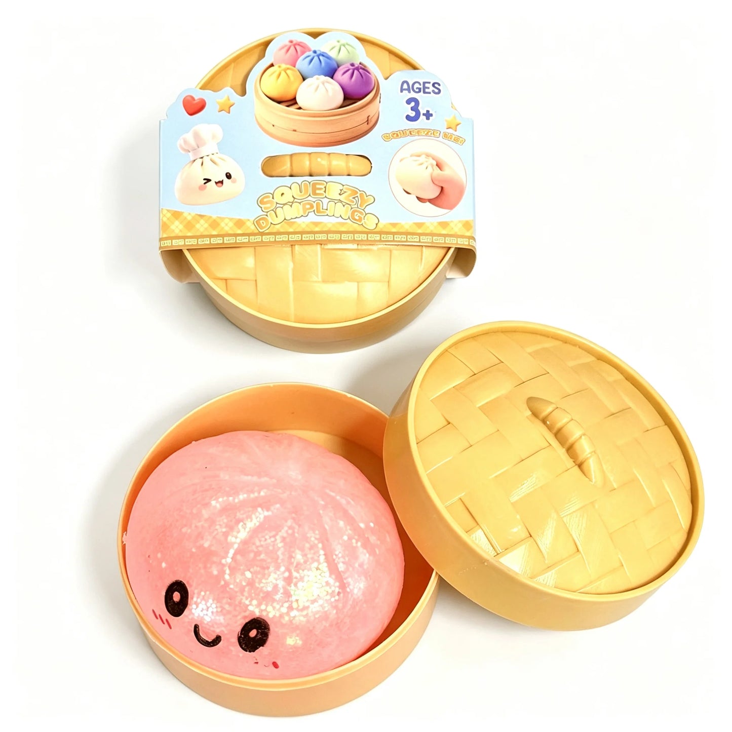 Dumpling Squishy Toy | Slow Rising Stress Relief Fidget Toy