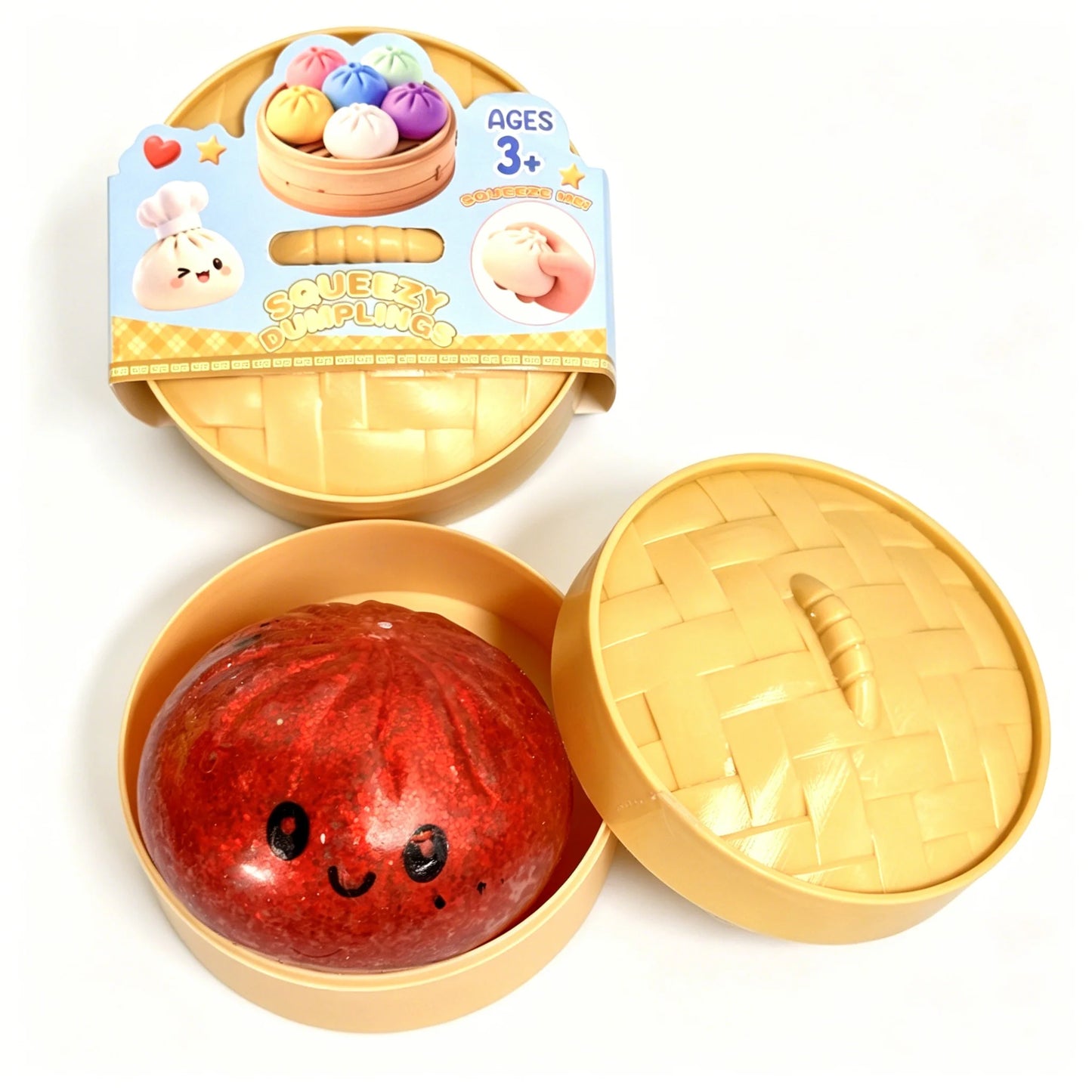 Dumpling Squishy Toy | Slow Rising Stress Relief Fidget Toy