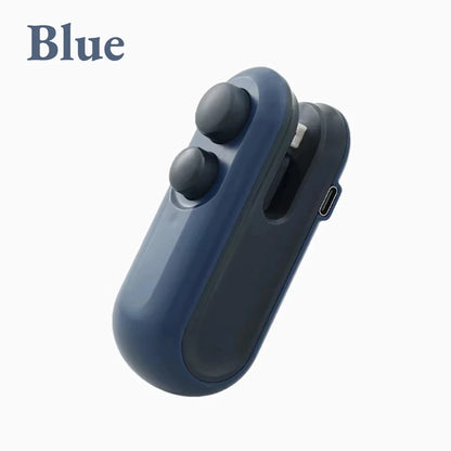 USB Rechargeable Mini Bag Sealer | 2-in-1 Heat Sealer & Bag Cutter