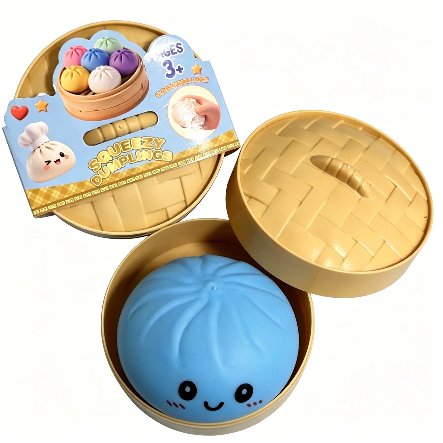 Dumpling Squishy Toy | Slow Rising Stress Relief Fidget Toy