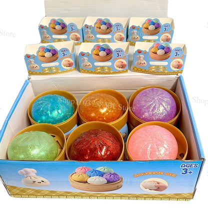 Dumpling Squishy Toy | Slow Rising Stress Relief Fidget Toy