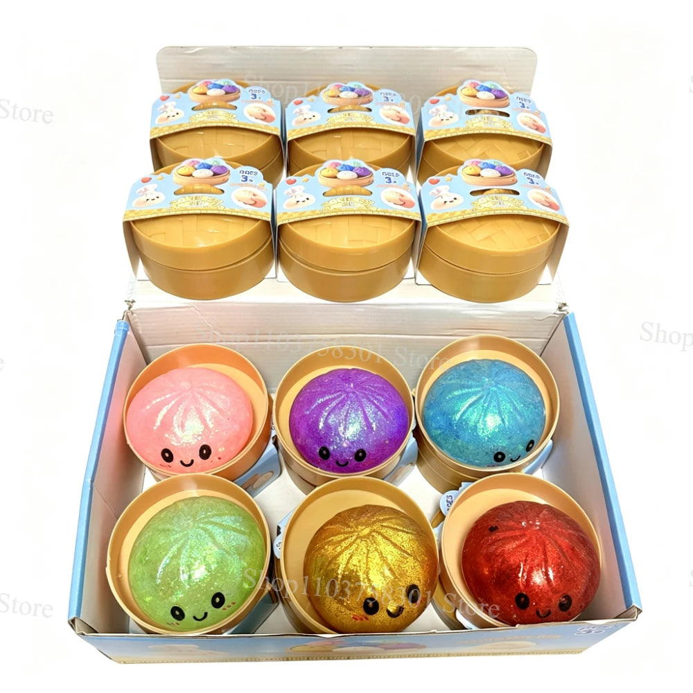 Dumpling Squishy Toy | Slow Rising Stress Relief Fidget Toy