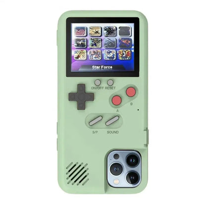 Retro Playable Game Console Case for iPhone 16, 15, 14, 13, 12 Pro Max