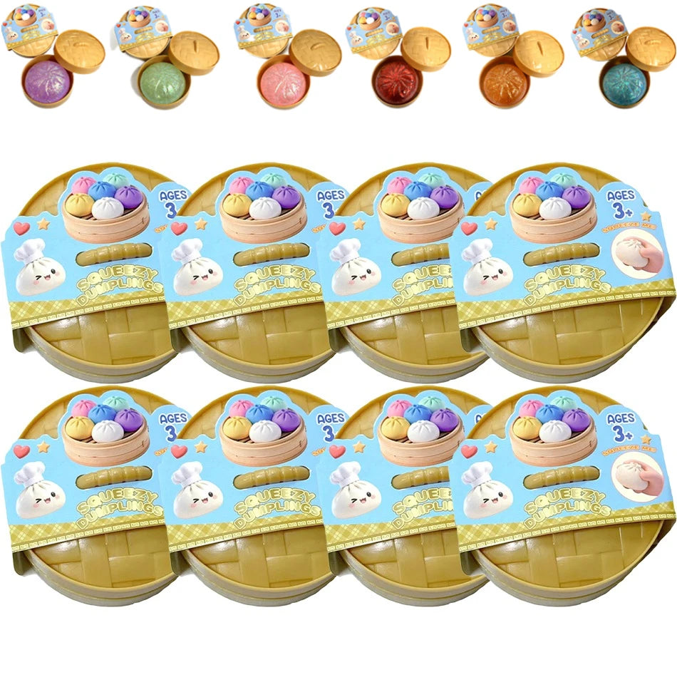 Dumpling Squishy Toy | Slow Rising Stress Relief Fidget Toy