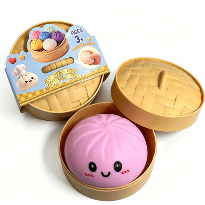 Dumpling Squishy Toy | Slow Rising Stress Relief Fidget Toy