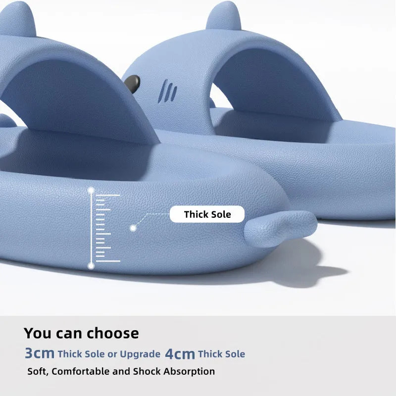 Shark Slides | Soft EVA Non-Slip Summer Slippers for Women & Men