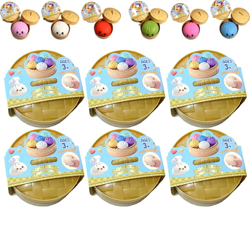 Dumpling Squishy Toy | Slow Rising Stress Relief Fidget Toy