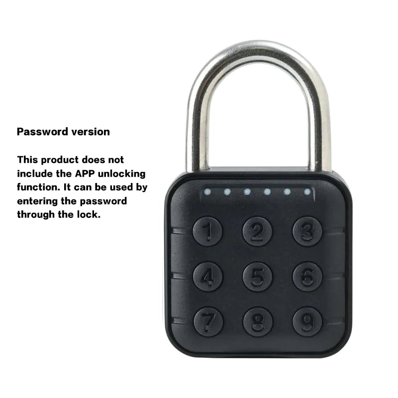 Smart Fingerprint Padlock | Bluetooth Biometric Waterproof Security Lock