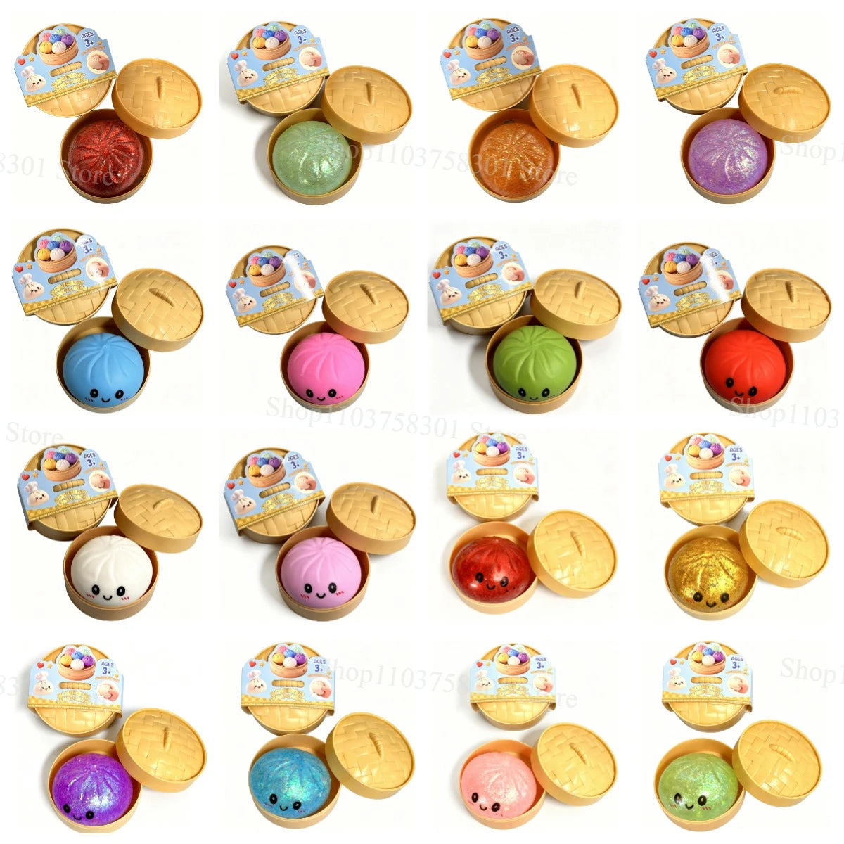 Dumpling Squishy Toy | Slow Rising Stress Relief Fidget Toy