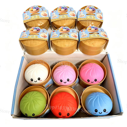 Dumpling Squishy Toy | Slow Rising Stress Relief Fidget Toy