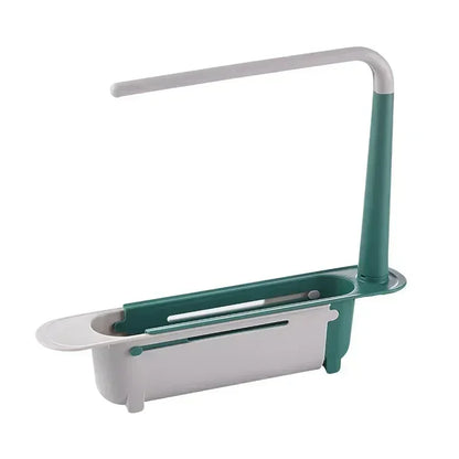 Kitchen Sink Drain Basket | Corner Strainer & Sponge Holder