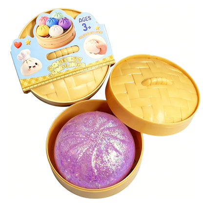 Dumpling Squishy Toy | Slow Rising Stress Relief Fidget Toy