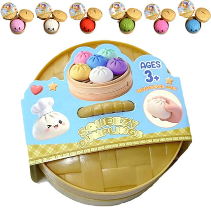 Dumpling Squishy Toy | Slow Rising Stress Relief Fidget Toy