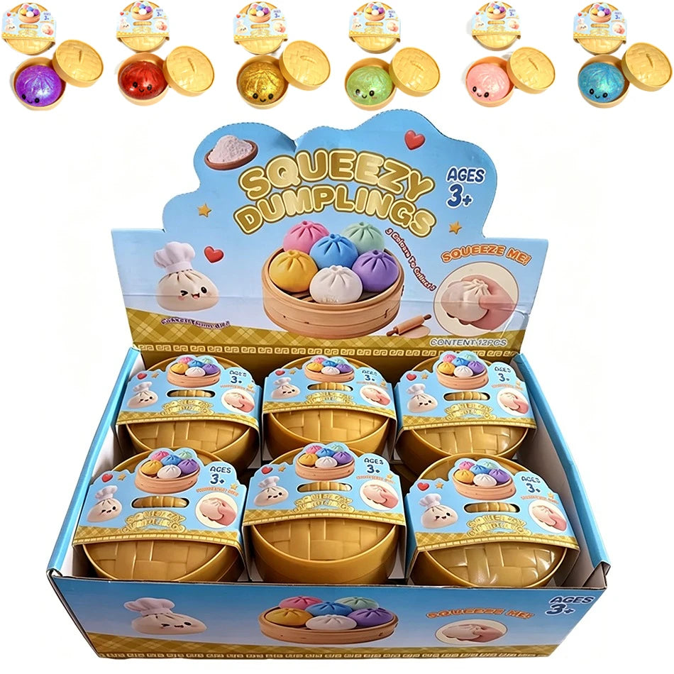 Dumpling Squishy Toy | Slow Rising Stress Relief Fidget Toy