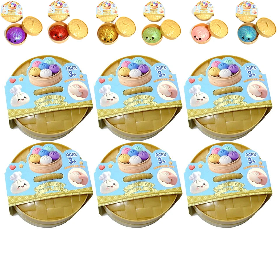 Dumpling Squishy Toy | Slow Rising Stress Relief Fidget Toy
