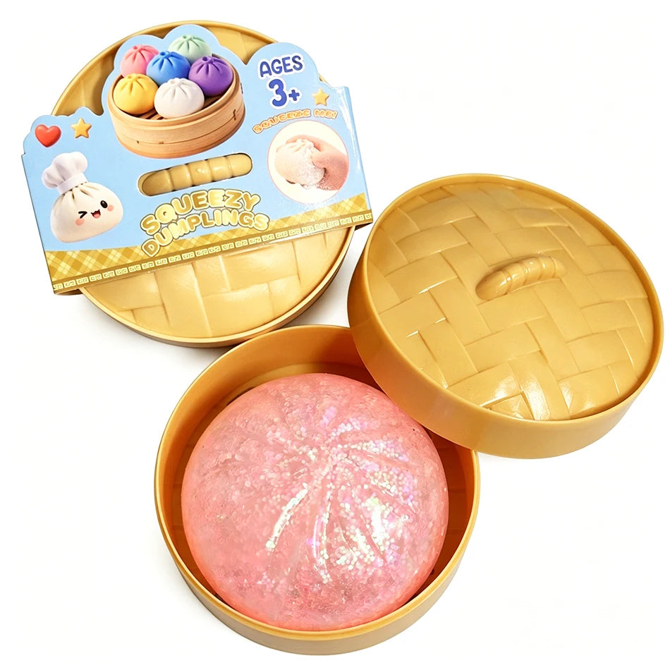 Dumpling Squishy Toy | Slow Rising Stress Relief Fidget Toy