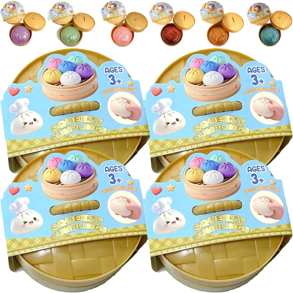 Dumpling Squishy Toy | Slow Rising Stress Relief Fidget Toy