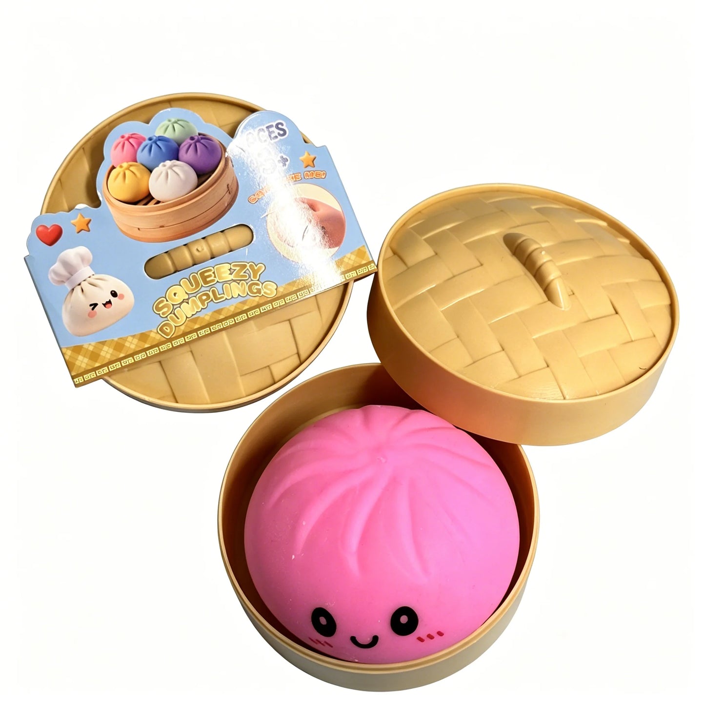 Dumpling Squishy Toy | Slow Rising Stress Relief Fidget Toy