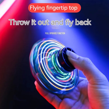LED Flying Spinner Toy | Rechargeable Boomerang Hover Ball with Lights