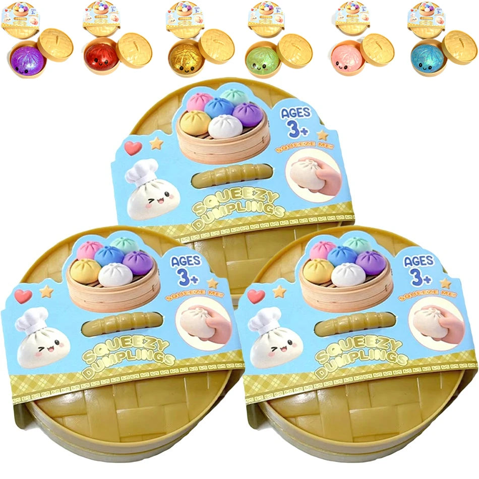 Dumpling Squishy Toy | Slow Rising Stress Relief Fidget Toy