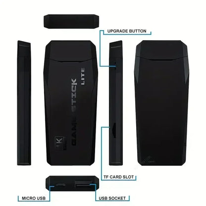 Black vape device with labeled parts on a white background