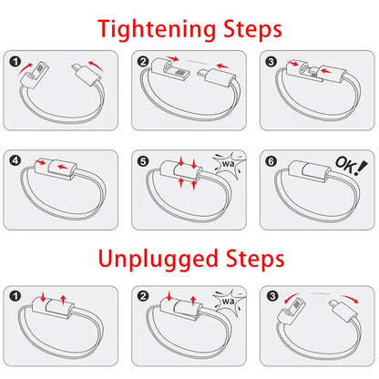 USB-C Bracelet Charging Cable – Braided Leather Fast Charge Type-C Data Cable for Samsung, Huawei, Xiaomi & Android Devices