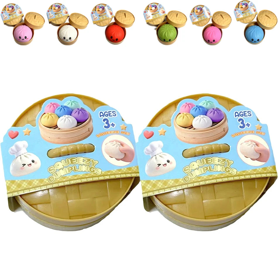 Dumpling Squishy Toy | Slow Rising Stress Relief Fidget Toy
